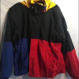 Vintage Tommy Hilfilger color block jacket